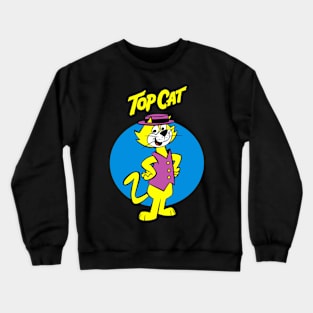 Top Cat Funny Cartoon Crewneck Sweatshirt